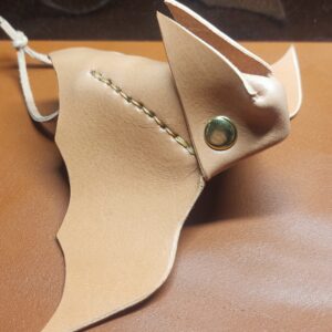 DIY Leather Keychain Pattern - Bat Design PDF Template