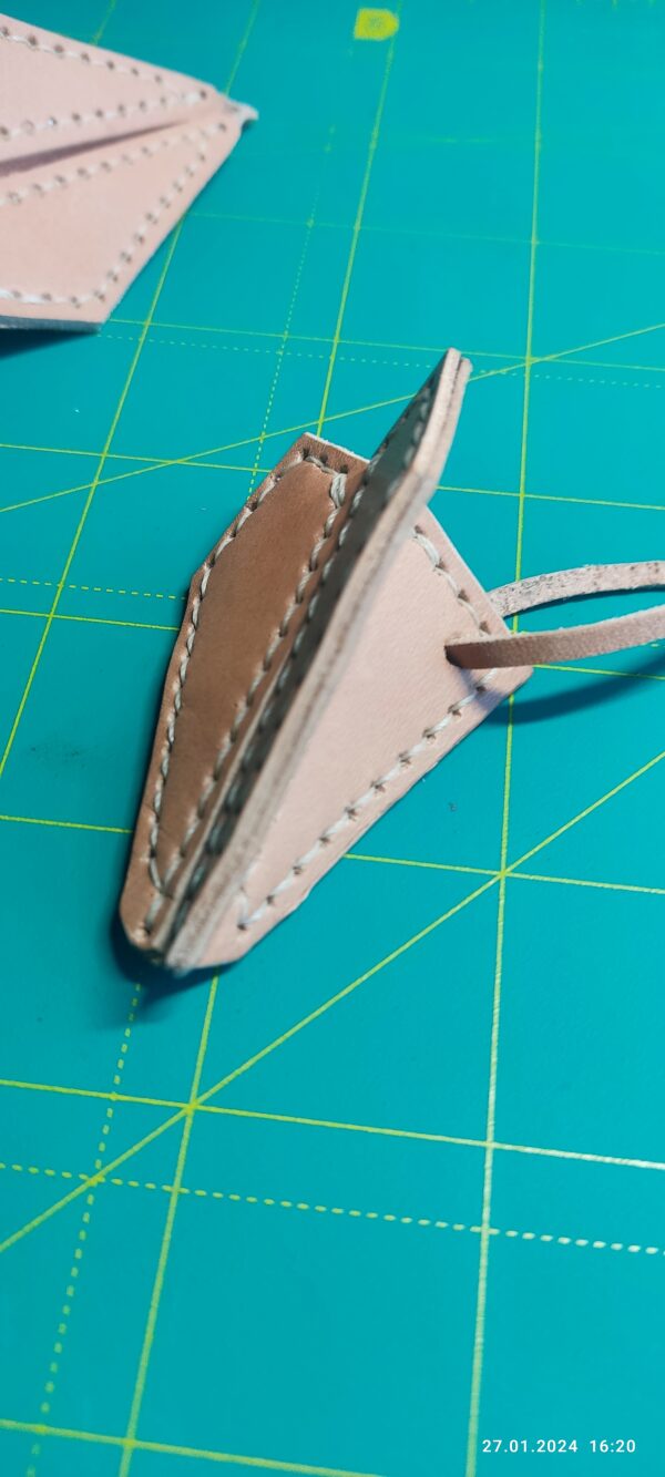 Drawing for making a leather airplane keychain - Зображення 3