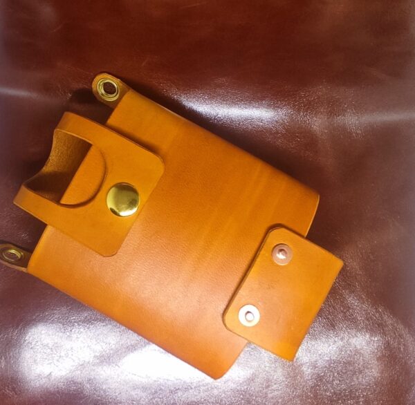 Leather Flask Case Pattern – Beginner-Friendly PDF Download for DIY Leathercraft - Зображення 2