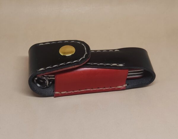 Pattern Leather sheath for knife Victorinox 91mm/Victorinox Aloh -92 mm 2-by-4 layers of tools. - Зображення 3