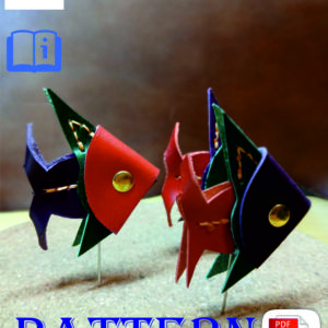 PDF Leather Fish Pattern - DIY Leather Craft Template